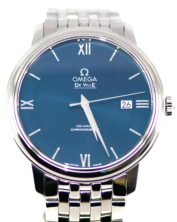 Omega De Ville Prestige 40MM Blue Dial Steel Bracelet (424.10.40.20.03.001)