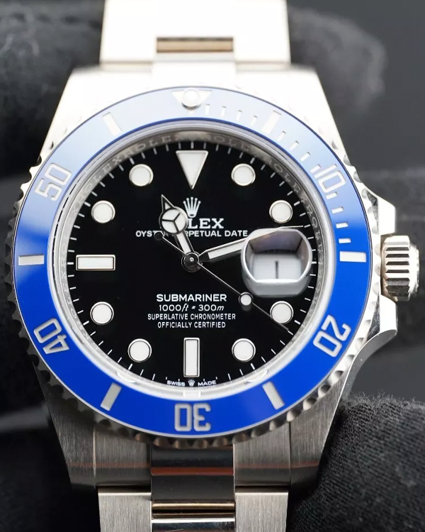 2022 Rolex Submariner Date "Cookie Monster" 41MM Black Dial White Gold Oyster Bracelet (126619LB)