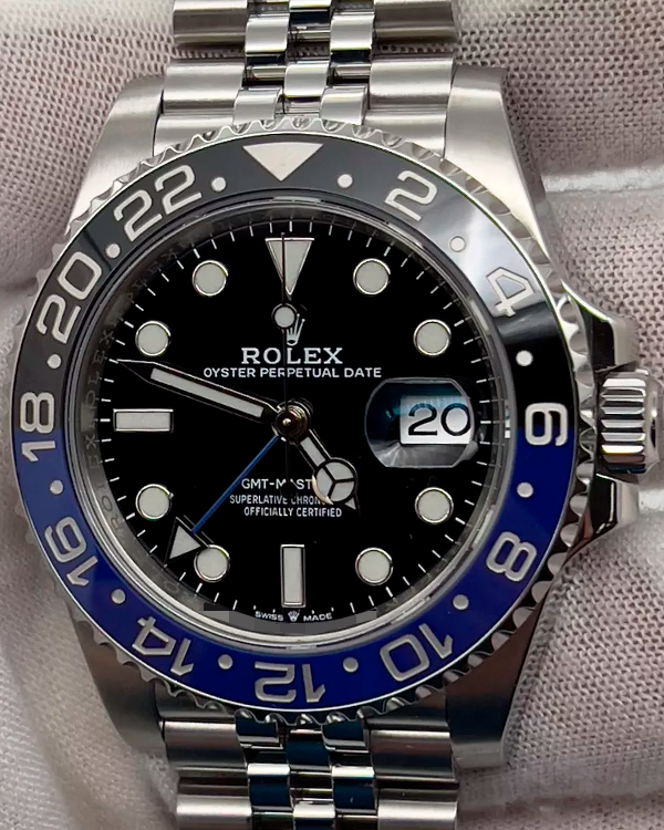 2021 Rolex GMT-Master II "Batgirl" 40MM Black Dial Jubilee Bracelet (126710BLNR)