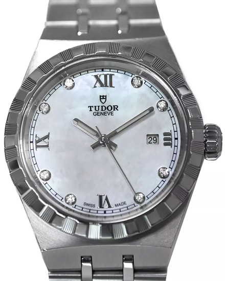 2023 Tudor Royal 28MM Mother Of Pearl Dial Steel Bracelet (28300)