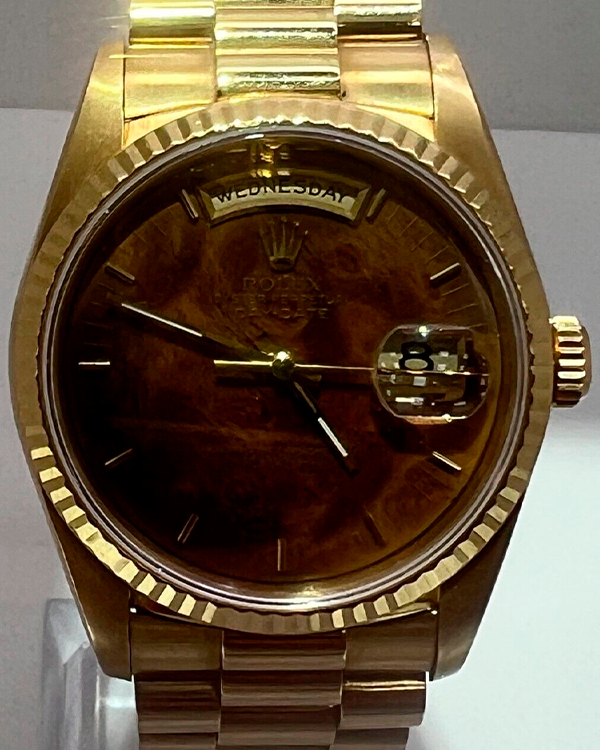 Rolex Day-Date 36MM Brown Dial President Bracelet (18238)