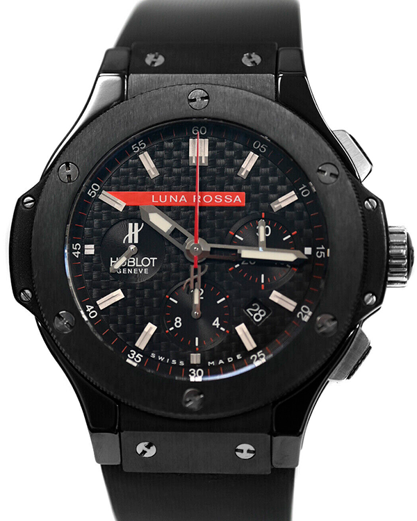 Hublot Big Bang Luna Rossa 44MM Black Dial Rubber Strap (301.CM.131.RX.LUN06)