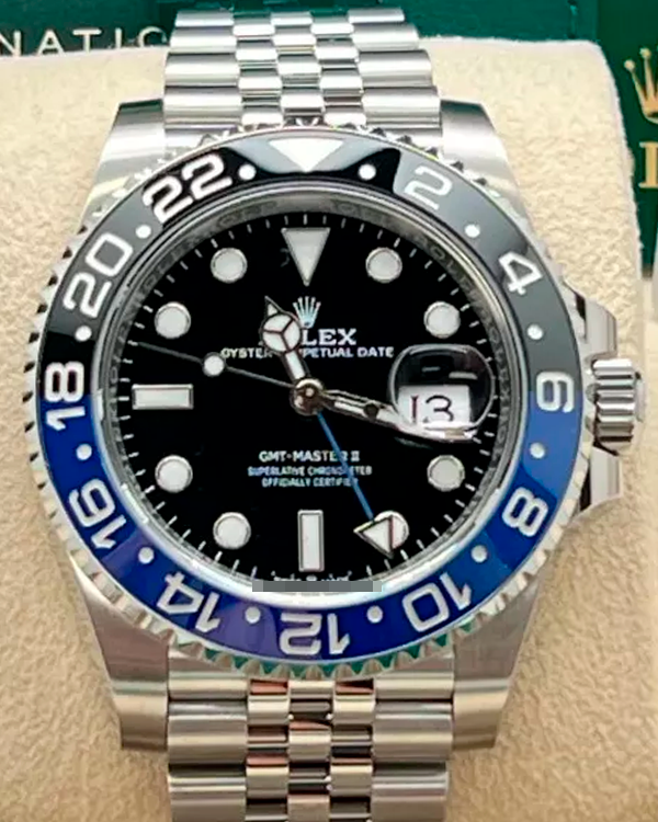 2024 Rolex GMT-Master II "Batgirl" 40MM Black Dial Oyster Bracelet (126710BLNR)