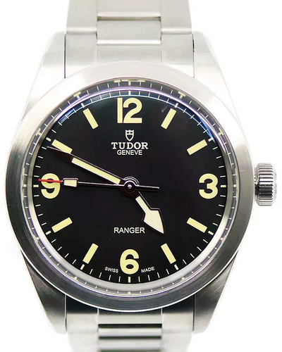 Tudor Ranger 39MM Black Dial Steel Bracelet (79950)