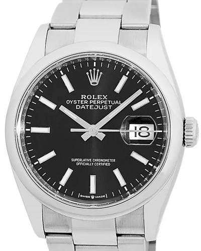 2020 Rolex Datejust 36MM Black Dial Oyster Bracelet (126200)