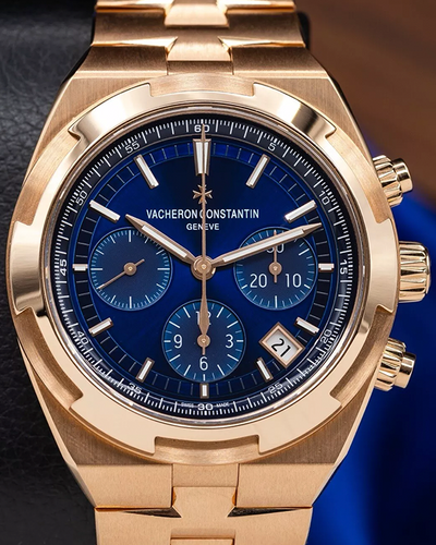 2023 Vacheron Constantin Overseas 42.5MM Blue Dial Rose Gold Bracelet (5500V/110R-B952)