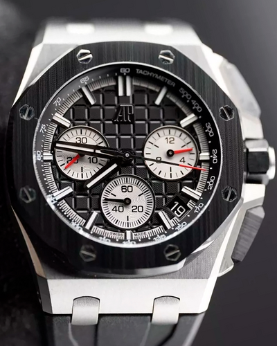 2021 Audemars Piguet Royal Oak Offshore Chronograph 43MM Black Dial Rubber Strap (26420SO.OO.A002CA.01)