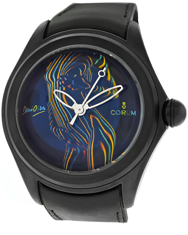 Corum Bubble Art "Dani Olivier" L.E. 47MM Black Dial Rubber Strap (L082/03016)