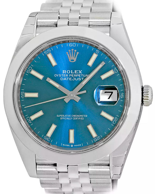 2021 Rolex Datejust 41MM Blue Dial Jubilee Bracelet (126300)