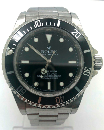 Rolex Submariner No-Date 40MM Black Dial Steel Bracelet (14060M)