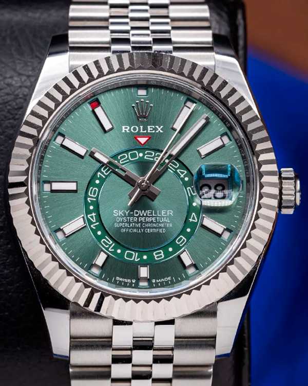 2024 Rolex Sky-Dweller 42MM Green Dial Jubilee Bracelet (336934)