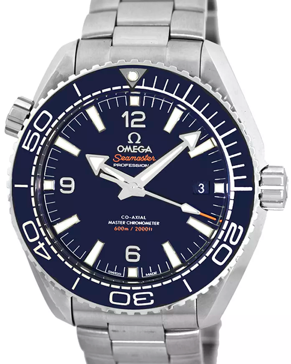 2024 Omega Seamaster Planet Ocean 600M 43.5MM Blue Dial Steel Bracelet (215.30.44.21.03.001)