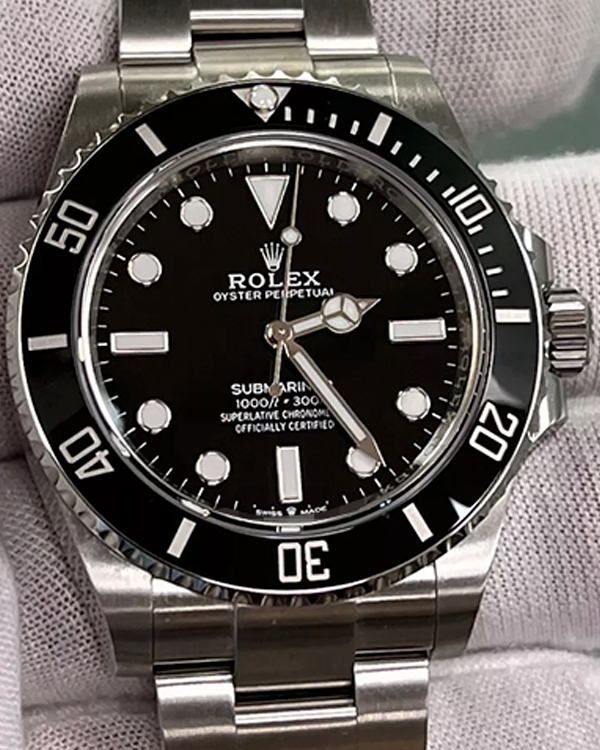 2024 Rolex Submariner No-Date 41MM Black Dial Oyster Bracelet (124060)