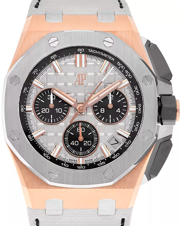 2023 Audemars Piguet Royal Oak Offshore 43MM Grey Dial Leather Strap ...