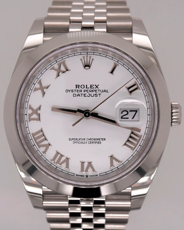 2022 Rolex Oyster 41MM White Dial Oystersteel Bracelet(126300)