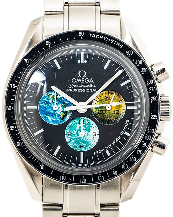 Omega Speedmaster Professional Moonwatch "Froom Moon To Mars" 42MM Black Dial Steel Bracelet (3577.50.00)