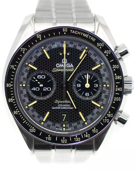 2024 Omega Speedmaster Super Racing 44.25MM Black Dial Steel Bracelet (329.30.44.51.01.003)