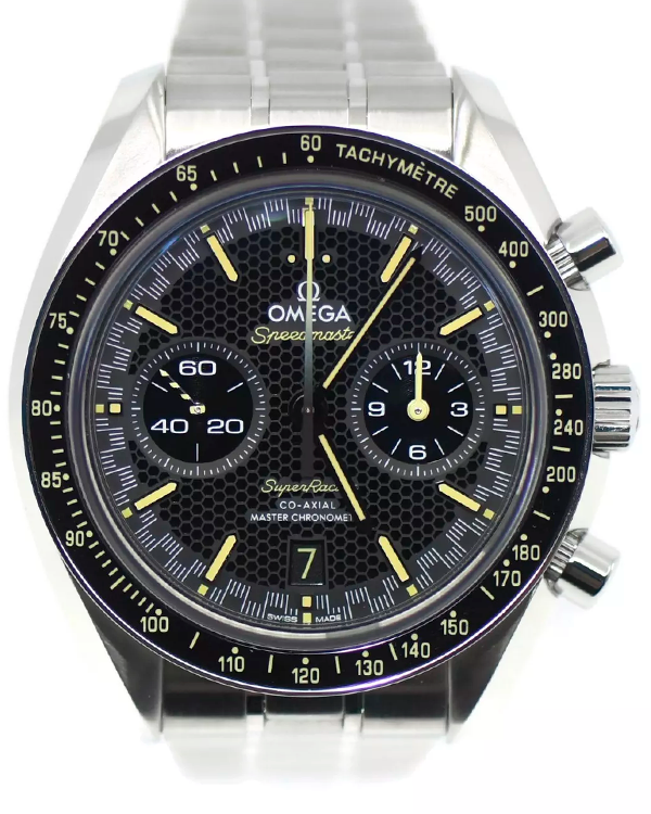 2024 Omega Speedmaster Super Racing 44.25MM Black Dial Steel Bracelet (329.30.44.51.01.003)