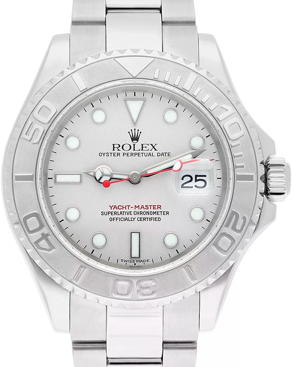 (D Serial) Rolex Yacht-Master 40MM Silver Dial Oyster Bracelet (16622)