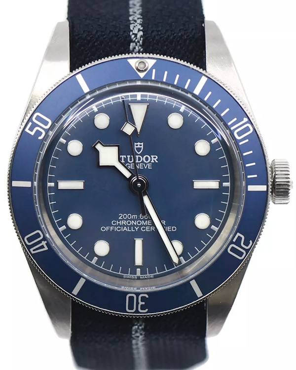 2021 Tudor Black Bay 39MM Blue Dial Textile Strap (79030B)