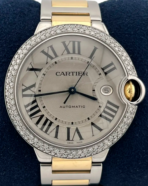 Cartier Ballon De Cartier 42MM Silver Dial Two-Tone Bracelet (3001)