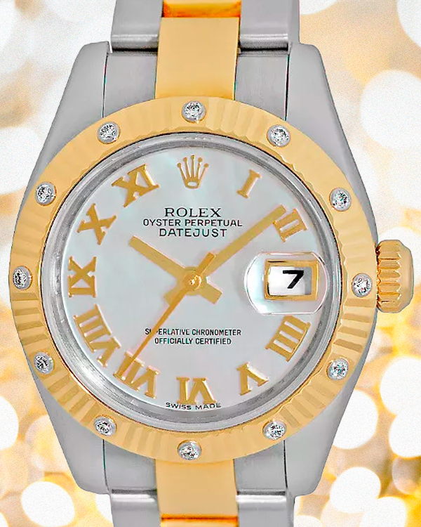 Rolex Lady-Datejust 26MM Silver Dial Two-Tone Oyster Bracelet (179313)