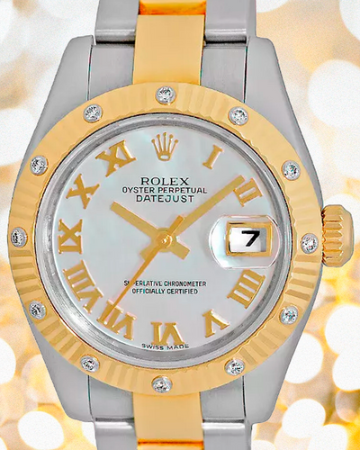 Rolex Lady-Datejust 26MM Silver Dial Two-Tone Oyster Bracelet (179313)