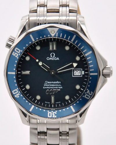 Omega Seamaster Diver 300M "James Bond" 41MM Blue Dial Steel Bracelet (2537.80.00)