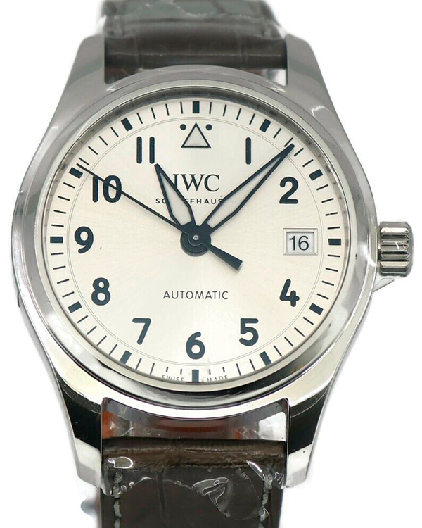 2019 IWC Schaffhausen Pilot 36MM White Dial Leather Strap (IW324007)