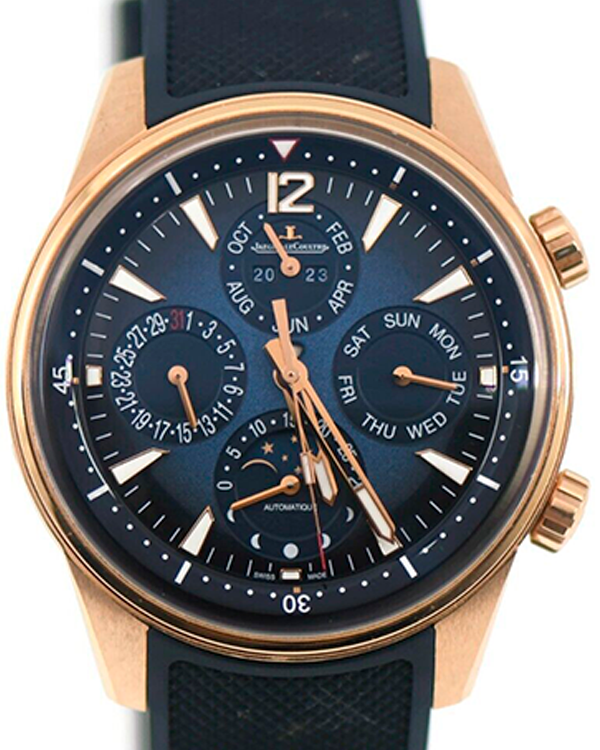 2023 Jaeger-LeCoultre Polaris Perpetual Calendar 42MM Blue Dial Rubber Strap (Q9082680)