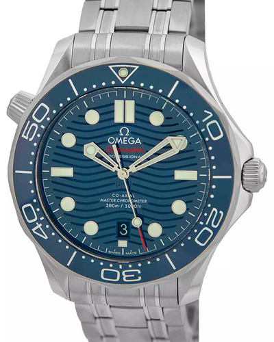 2023 Omega Seamaster Diver 300M 42MM Blue Dial Steel Bracelet (210.30.42.20.03.001)