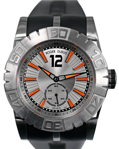 Roger Dubuis Easy Diver L.E. 46MM Silver Dial Rubber Strap (RDDBSE0256)