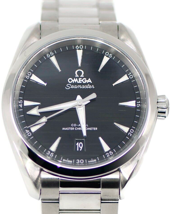 2018 Omega Seamaster Aqua Terra 150M 38MM Black Dial Steel Bracelet (220.10.38.20.01.001)