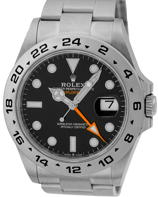 2023 Rolex Explorer II 42MM Black Dial Oyster Bracelet (226570)