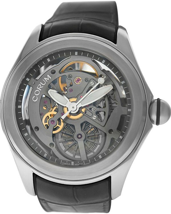 Corum Bubble Heritage 47MM Grey Dial Steel Bracelet (082.400.20)