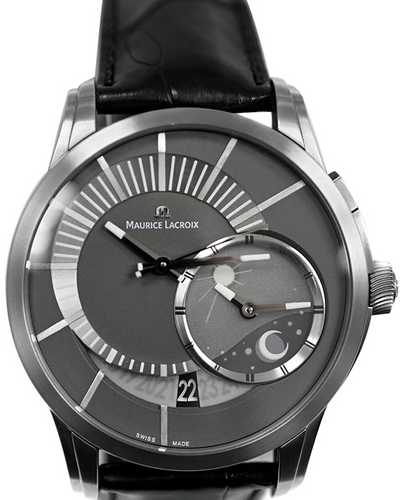Maurice Lacroix Pontos Decentrique GMT Limited Edition 44MM Grey Dial Leather Strap (PT6108-TT031-291)