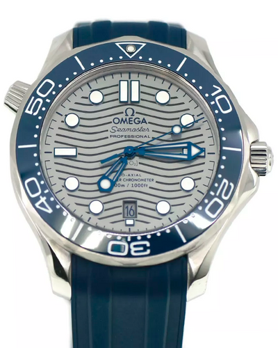 Omega Seamaster Diver 300M 42MM Grey Dial Rubber Strap (210.32.42.20.06.001)