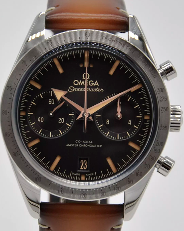 Omega Speedmaster '57 40.5MM Black Dial Leather Strap (332.12.41.51.01.001)
