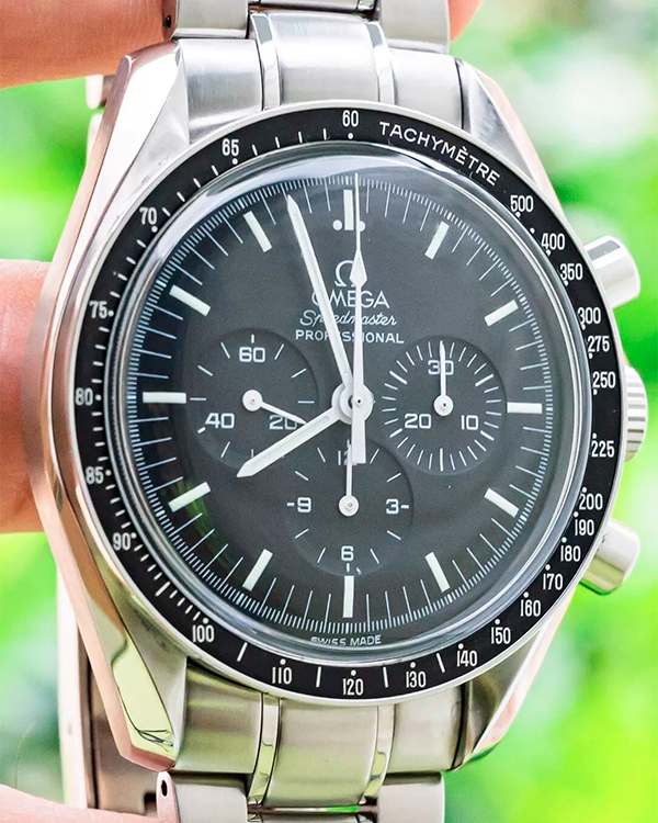 Omega Speedmaster Professional Moonwatch 42MM Black Dial Steel Bracele ...