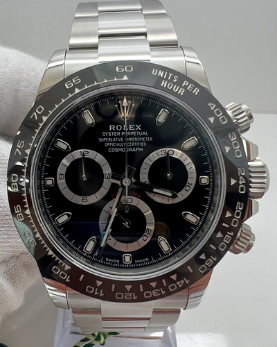 Rolex Cosmograph Daytona 40MM Black Dial Oyster Bracelet (116500LN)