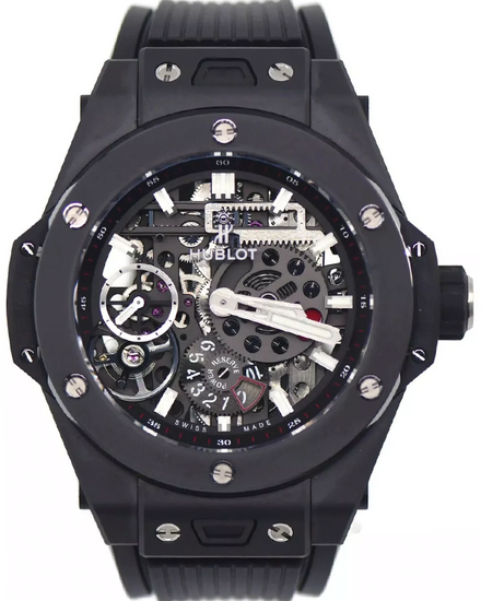 2024 Hublot Big Bang Meca-10 45MM Skeleton Dial Rubber Strap (414.CI.1123.RX)