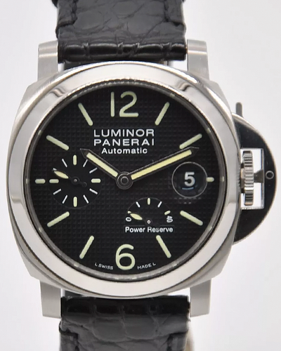 Panerai Luminor Power Reserve L.E. 40MM Black Dial Leather Strap (PAM00241)