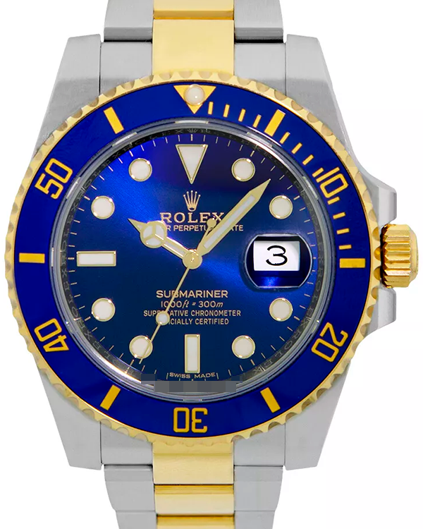 2019 Rolex Submariner Date "Bluesy" 40MM Blue Dial Two-Tone Oyster Bracelet (116613)