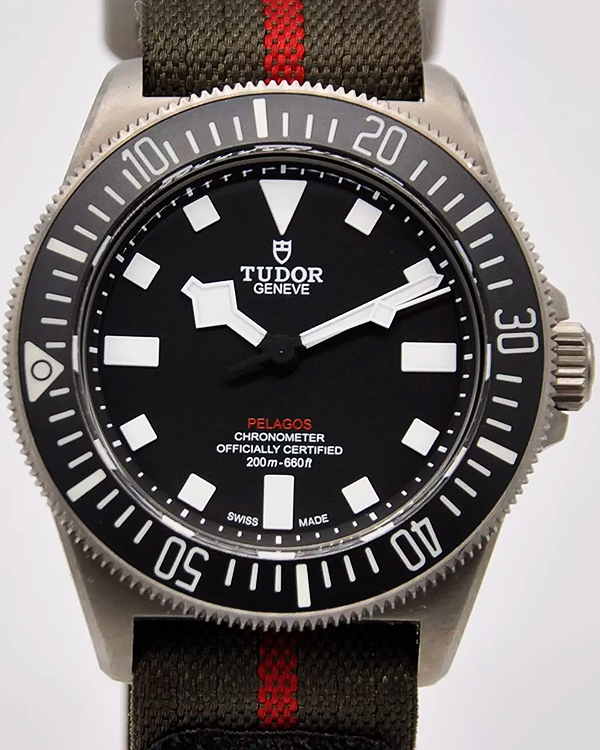 2023 Tudor Pelagos FXD 42MM Black Dial Textile Strap (25717N)