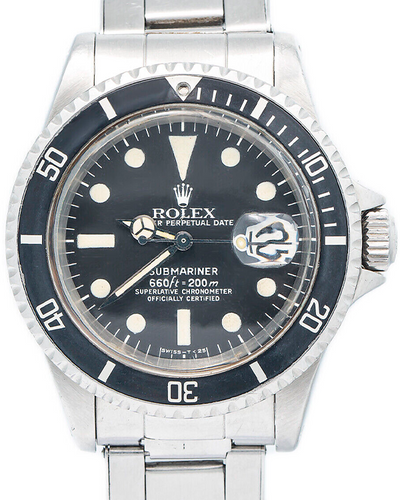 Rolex Submariner Date Vintage 40MM Black Dial Steel Bracelet (1680)