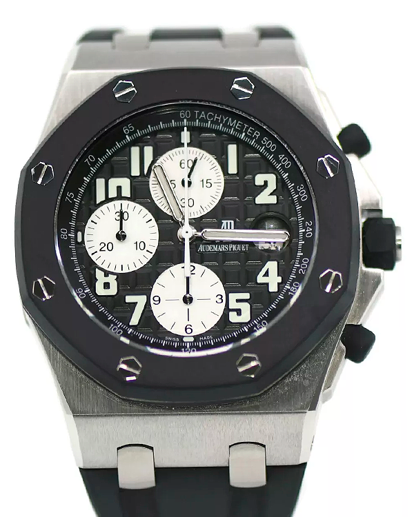 2007 Audemars Piguet Royal Oak Offshore 42MM Black Dial Rubber Strap (25940SK.OO.D002CA.01.A)