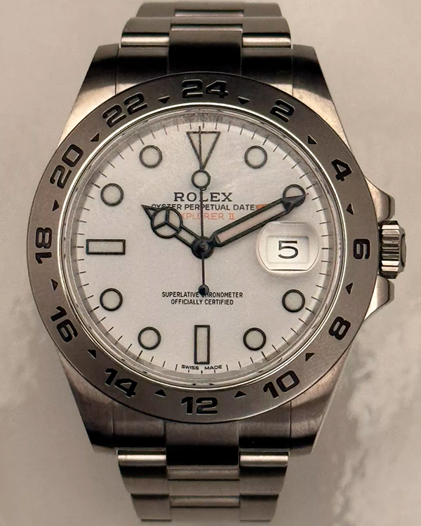 2017 Rolex Explorer II "Polar" 42MM White Dial Oyster Bracelet (216570)