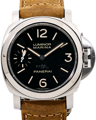 Panerai Luminor Marina Miami Limited Edition 44MM Black Dial Leather Strap (PAM00468)