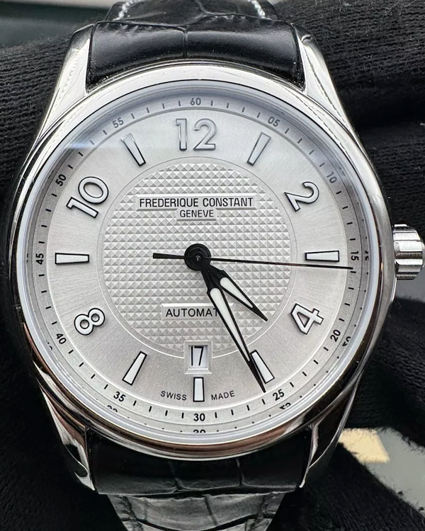 Frederique Constant Runabout L.E. 43MM Silver Dial Leather Strap (FC-303RMS6B6)