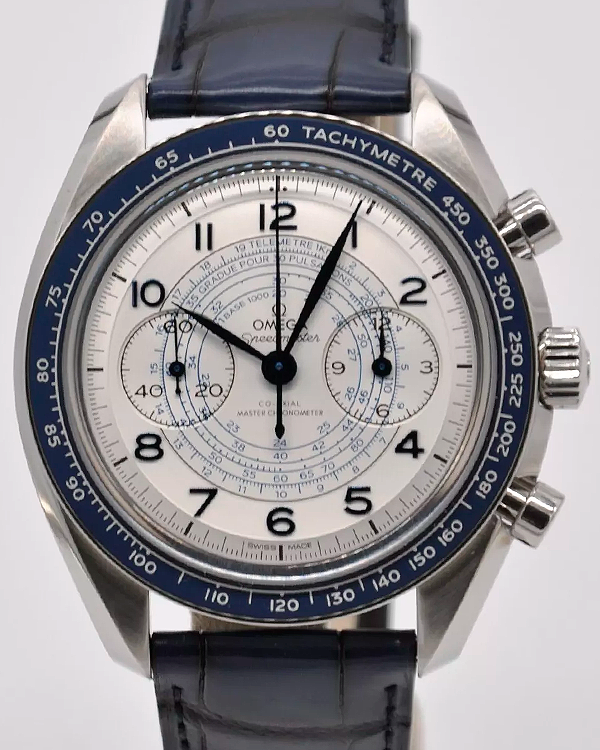 2024 Omega Speedmaster Chronoscope 43MM White Dial Leather Bracelet (329.33.43.51.02.001)